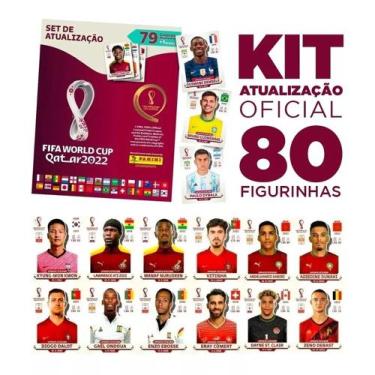 Imagem de Kit Atualização Set Panini Fifa Word Qatar Copa 2022 Jogadores Convoca