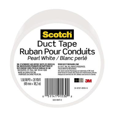 Imagem de Scotch Solid Duct Tape 1.88"X20yd-Pearl White -920-C-WHT
