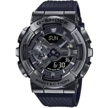 Imagem de Relógio CASIO G-SHOCK anadigi cinza masculino GM-110BB-1ADR