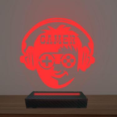 Imagem de Luminária Led 3d Gamer Abajur Luxo