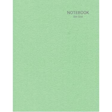 Imagem de Dot Grid Notebook: Journaling notebook with 5mm grid – 8.5x11" – 100 pages – Light Sage Green