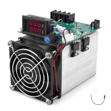 Imagem de Medidor de carga eletrônico atualizado de 250 W Tensão de entrada de 1-100 V Display LED com bloqueio de energia Display de corrente Proteções de temperatura Desligamento retardado do ventilador