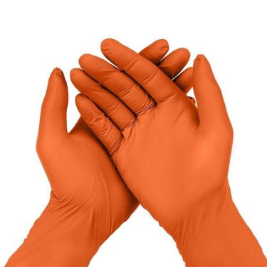 Imagem de Luvas descartáveis de borracha de látex 100 unidades para limpeza doméstica