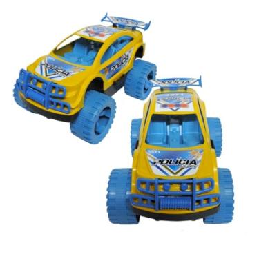 Imagem de Carro Carrinho Fricção Roda Livre Grande Off Road Infantil MATRIX (AZUL)