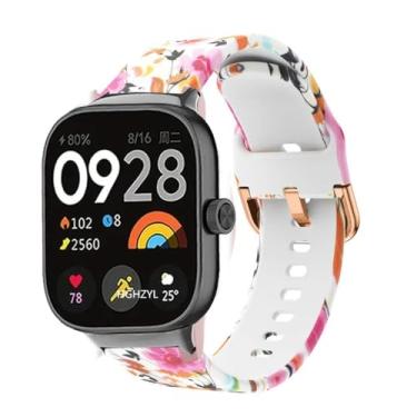 Imagem de Waillynice Pulseira de silicone Correa de substituição para Redmi Watch 4 para Xiaomi Redmi Watch 4, acessórios de pulseira de relógio inteligente (2, Redmi Watch 4)