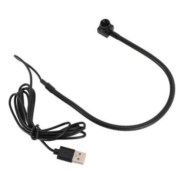 Imagem de Webcam Central USB, 1080P 2MP HD Com Foco Automático na Tela Intermediária Webcam Microfone Embutido Com Altura Ajustável Plug and Play Contato Visual Webcam Câmera de Computador