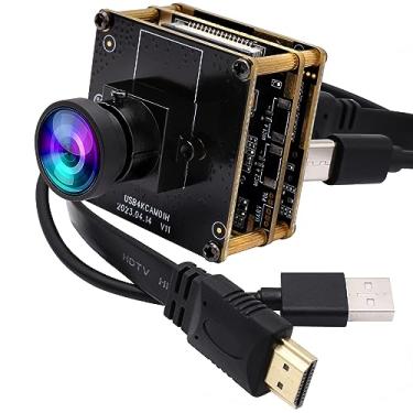 Imagem de ELP Câmera HDMI USB 4K grande angular para monitor de computador, saída simultânea, mini câmera de PC, UVC, USB2.0, Lightburn, 2X, placa de webcam, H.265, CCTV, câmera de segurança USB para laptop