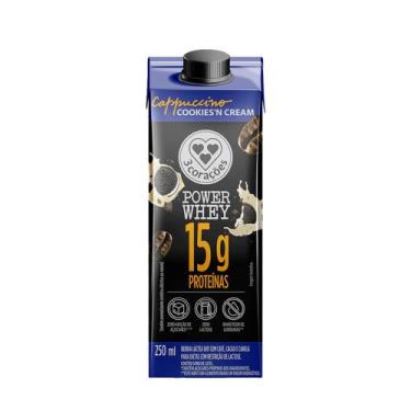 Imagem de Bebida Proteica Power Whey Cappuccino Cookies'n Cream Sem Lactose 3 Co