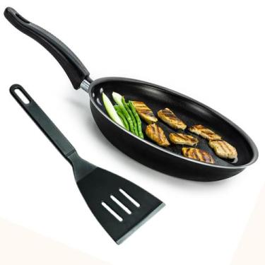 Imagem de Conjunto Frigideira Francesa Antiaderente Teflon 20 cm e Espátula Pret