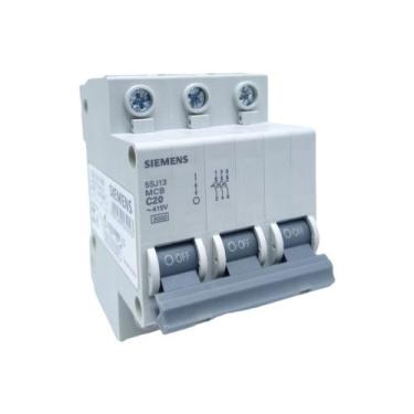 Imagem de Disjuntor Din trifAsico 5SJ1 Curva - C 20A 5SJ1320-7MB - Siemens, Bran