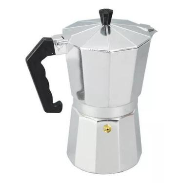 Imagem de Cafeteira Italiana Expresso  Faz 9 Xícaras Café Cinza Aluminio - Multi