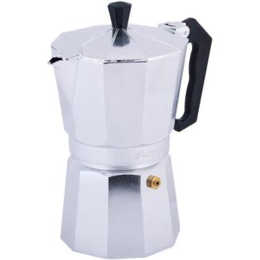 Imagem de Cafeteira Italiana 9 Doses Em Alumínio Polido - Café Cozinha 9 xícaras