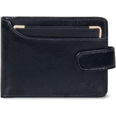 Imagem de Carteira Couro Masculina com Ponteira Artlux 220, Preto