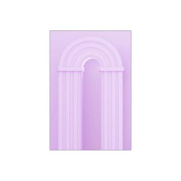 Imagem de Painel De Festa Vertical 1,50 x 2,20 - Efeito Arco Portal Ripadas Lilá