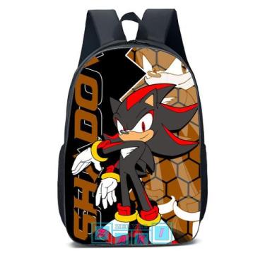 Imagem de Mochila Escolar Infanto Juvenil Jogos Shadow Sonic  Novidades 0564 - G
