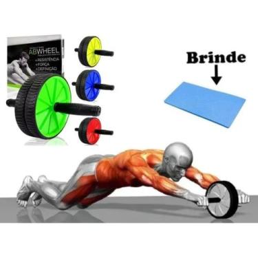 Imagem de Rolinho Exercícios - Roda Abdominal + Tapete - Falconmed - FalconMed ,