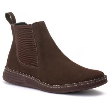Imagem de Butina em Couro Nobuck Masculino - AC Ferraz Boot's, Marrom, 39
