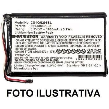 Imagem de Bateria Gps Cs-iqn295sl  361-00035-03, 361-00035-07 - KMIG