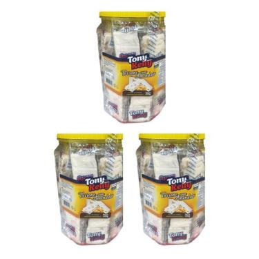 Imagem de Kit 3 Potes c/ 20 un Torrone c/ Amendoim de 30g Tony Kelly