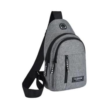 Imagem de Bolsa de Peito Masculina Impermeável em Oxford - Tendência 2024 - Esti