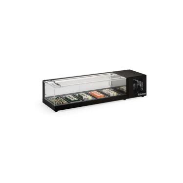 Imagem de Vitrine Refrigerada de Bancada sem Bandejas 1,38cm Gelopar com LED GVRS-150-PR 220V