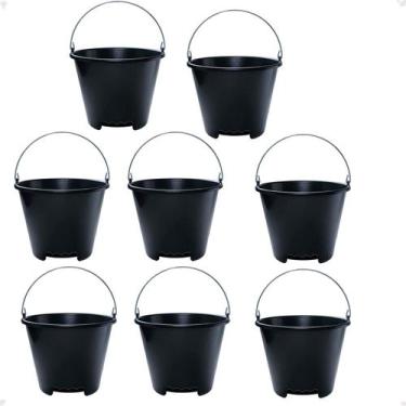 Imagem de Kit 8 Balde Especial para Transporte Plástico 12L Resistente - Arqplas