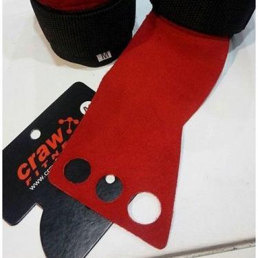 Imagem de Luva Cross Com 3 Furos Craw Fitness, P, Vermelho