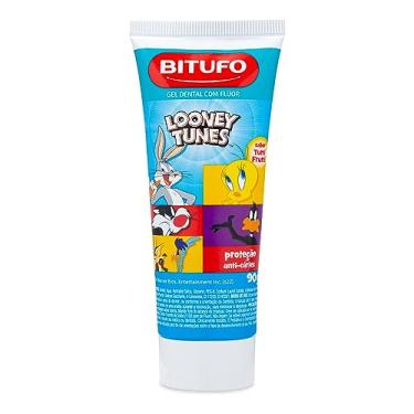 Imagem de Bitufo Gel Dental Looney Tunes com Flúor, Sabor Tutti-Frutti, 90g