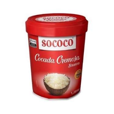 Imagem de Cocada Cremosa Branca 1,28kg - Sococo