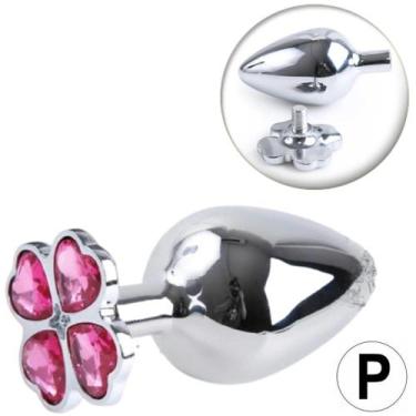 Imagem de Plug Anal Formato de trevo Base de Rosqueavel - Tamanho P - Importado