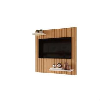 Imagem de PAÍNEL P/TV DE 32" Joker C/NICHO INFERIOR E SUPERIOR (RIPADO/Offwhite)