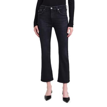 Imagem de AG Adriano Goldschmied Calça jeans feminina Stella de cintura média e perna larga Palazzo, Ginza 2 anos, 32