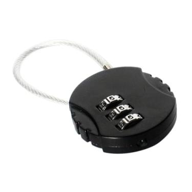 Imagem de Fechaduras de terrário para répteis, cadeados reinicializáveis de liga para e mochilas