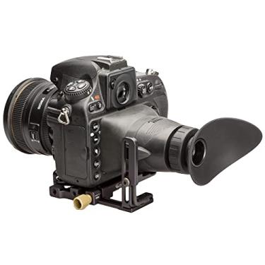 Imagem de Hoodman Kit de visualização ao vivo para todas as câmeras DSLR, inclui lupa externa H30MB HoodLoupe, base H32B Hoodlupe, HTE Teardrop HoodEye, placa de base HCP