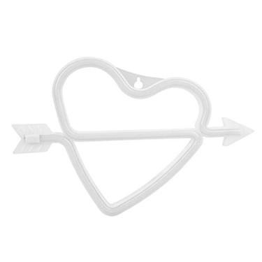 Imagem de Lâmpada de Parede de Neon do Coração Lâmpada Led de Coração Led Led Lâmpada de Lâmpada para Quarto, Casamento, Aniversário (Luz vermelha)