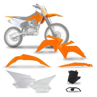 Imagem de Kit Plástico Com Suporte Moto Honda CRF 230 2015 Pro Tork Substituição