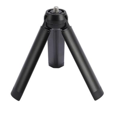 Imagem de Tripé Portátil de Telefone, Liga de Alumínio Compact Tripod Stand Vlog Selfie Stick, Punho Leve da Alça de Suporte Dobrável para Smartphone de Câmera