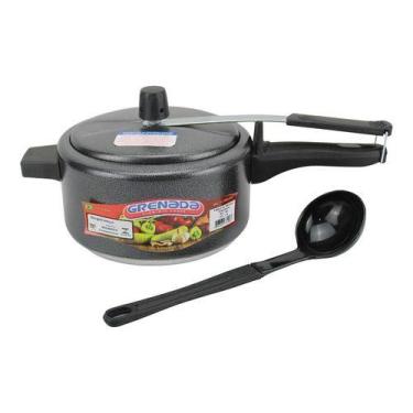 Imagem de Panela De Pressão Pequena 3,0 Litros Craqueado com Concha - Multi Alum