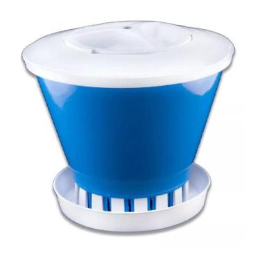 Imagem de Clorador flutuante para piscina margarida bandeja herbinject