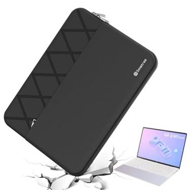 Imagem de Smatree Capa para laptop de 14 polegadas para LG gram Style 14 OLED, para LG gram 14 ou 2 em 1, capa protetora para laptop com bolso para acessórios, zíper YKK, design patenteado de super canto (E413)