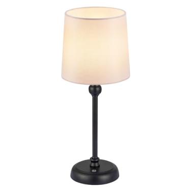 Imagem de Kanweis Luminária De Mesa Led Sem Fio, Bateria Recarregável De 6000 Mah, Pequena Luminária Portátil De Cabeceira, Luz De Mesa Ambiente Com Ajuste De Toque E Intensidade, Para Restaurante, Escritóri