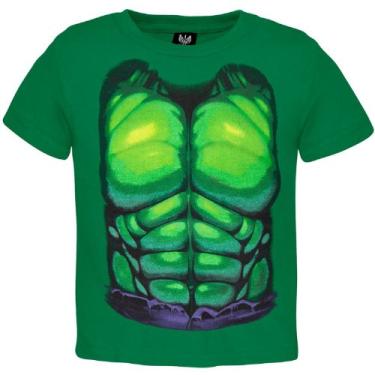 Imagem de Marvel Fantasia infantil incrível Hulk Smash para meninos, Verde Kelly, 2 Anos