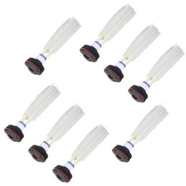 Imagem de Kit 8 Peteca Oficial 22cm Branca Resistente Jogo Brincadeira - Toys