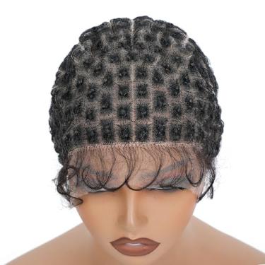 Imagem de UCABEWEL Toucas De Peruca De Crochê Com Renda Dupla E Nós Naturais E Cabelo De Bebê, Fáceis De Fazer Perucas, Touca Trançada De Renda Respirável Para Tranças De Crochê, Rede De Cabelo Sem Cola Com