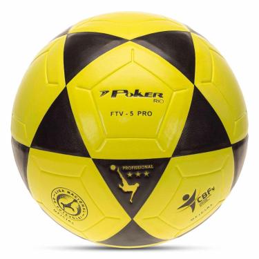 Imagem de Bola Futevôlei Poker Vulcanizada Rio Pu Oficial Cbfv-Unissex