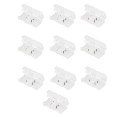 Imagem de Conector Emenda Fita de LED Kit 10 unidades Iluminaçao Ambiente Intern