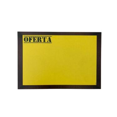 Imagem de Cartaz de Oferta Sem Escrita com Aba 14x18cm Papel Duplex 100 unidades