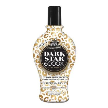 Imagem de European Gold Loção Bronzeadora Ultra Escura Dark Star 6000X 12Oz Elite Triple Bronze
