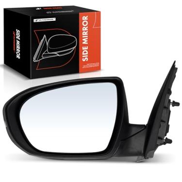 Imagem de A-Premium Espelho retrovisor elétrico do lado do motorista - compatível com Kia Optima 2012-2013 - Espelho retrovisor externo dobrável elétrico aquecido preto com seta - Substituição # 876104C020