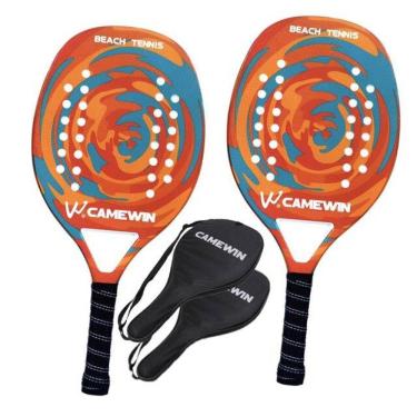 Imagem de 2PCS Raquete de Beach Tennis profissional feita de fibra de carbono